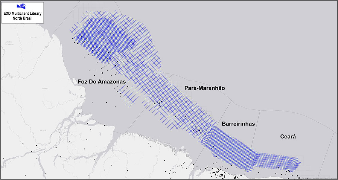 map - EXD Multiclient Library - North Brazil