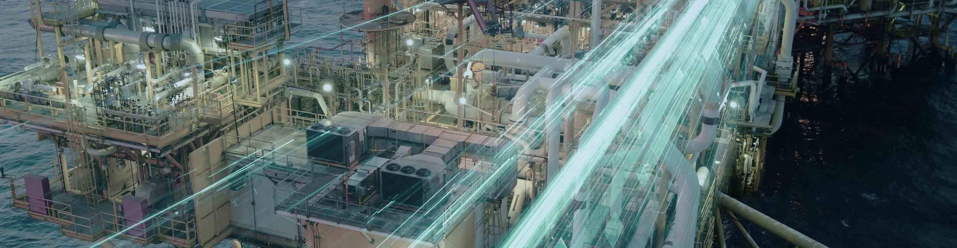 Graphic of offshore platform.