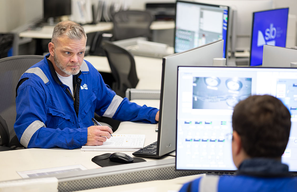 OptiSite illustration of workers using computer