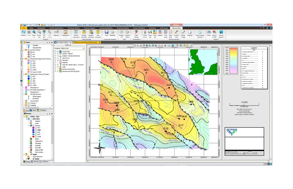 Petrel mapping module by petrosys
