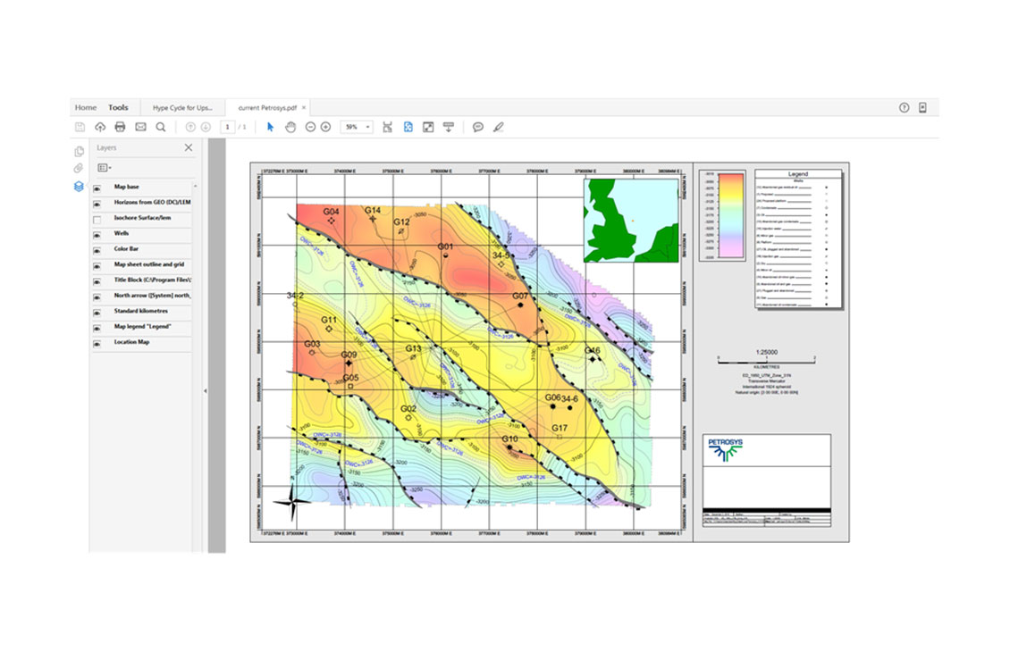 Petrel mapping module by petrosys