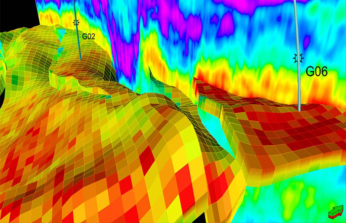 Petrel seismic sampling