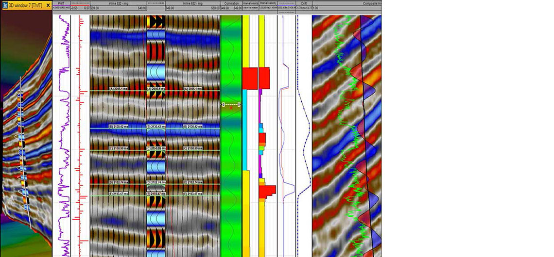 Petrel Seismic well tie