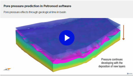 Pore pressure prediction in Petromod software 