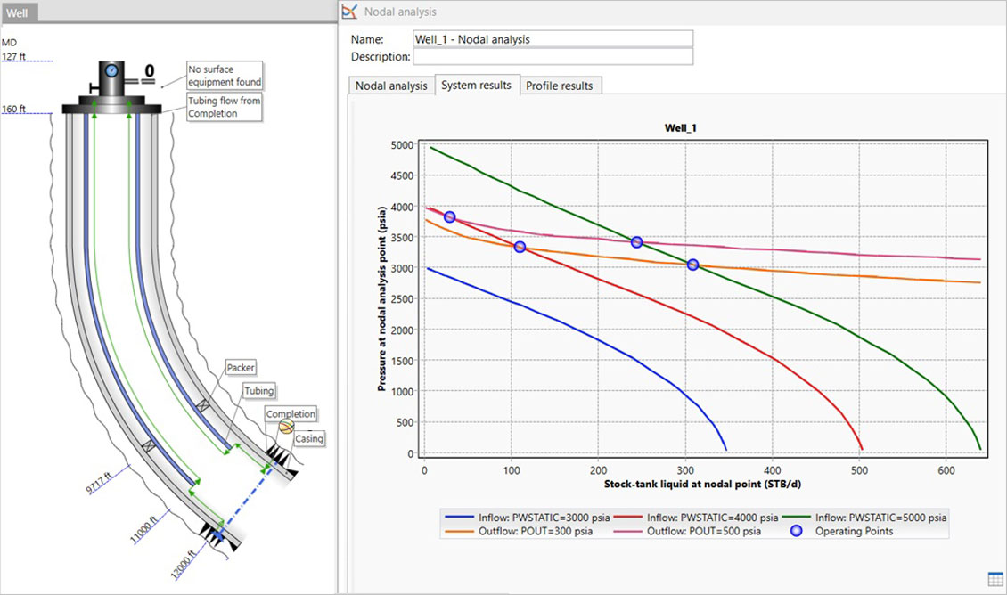 Pipesim well performance modeling