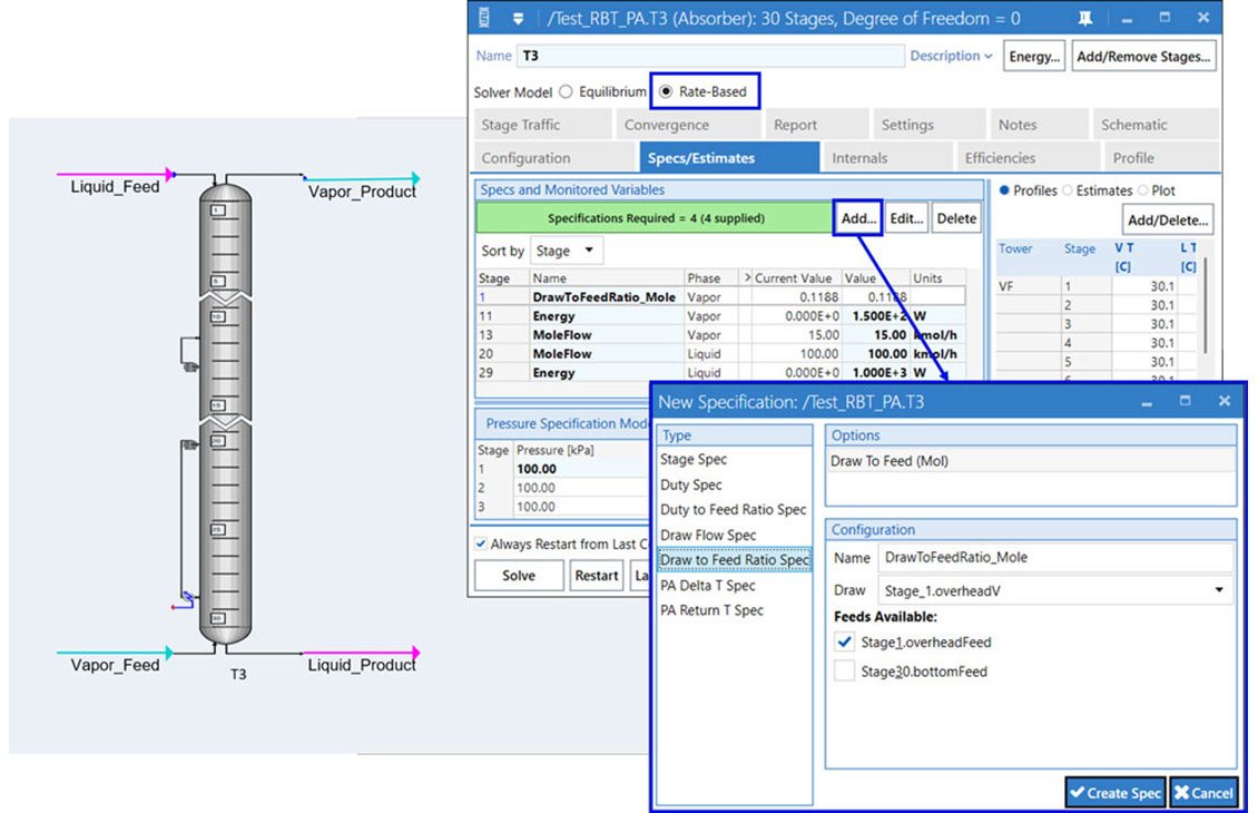 Rate-based towers expanded capabilities