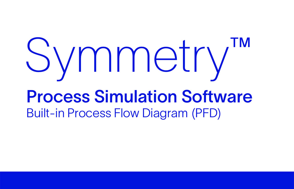 Symmetry Process Simulation Software  Built-in Process Flow Diagram (PFD) 