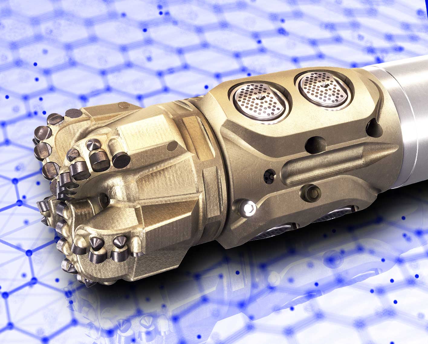 Render of a NeoSteer CLx on the transitional technologies background