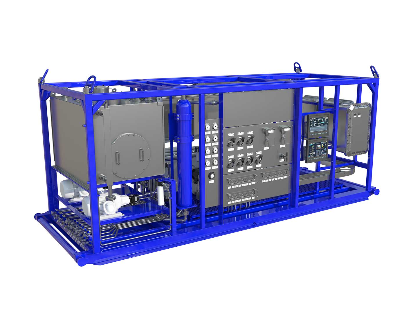 EWC pressure on-demand BOP control system.