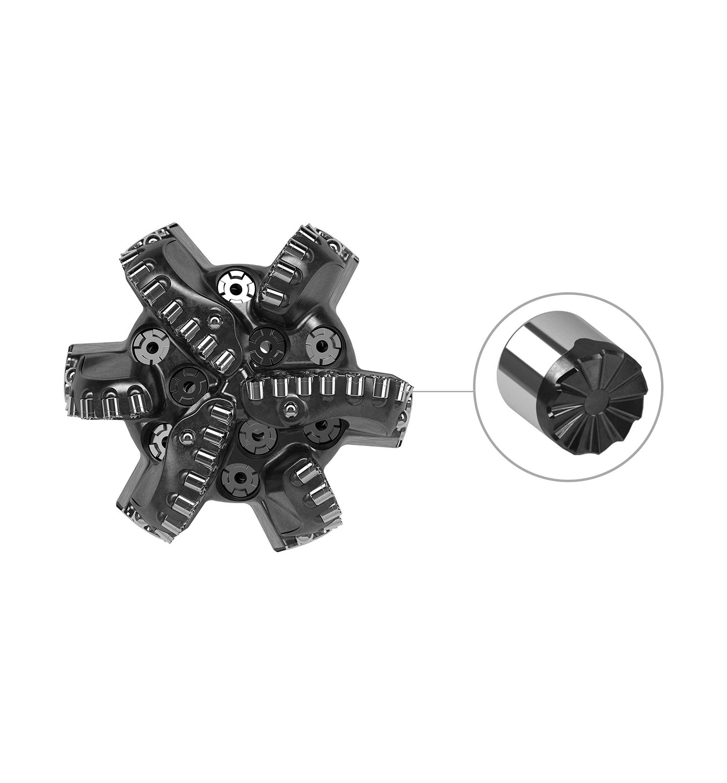 SerraBlade serrated diamond element bit
