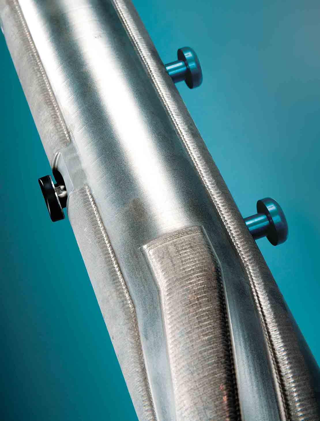 Close up of the StethoScope formation pressure-while-drilling service tool