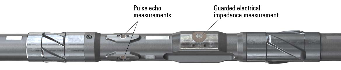 TerraSphere tool with callouts of sensors