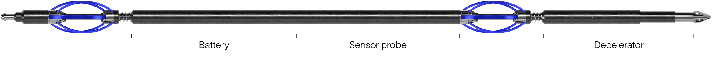 Rendering of Omega Gyro solid-state memory gyroscope.