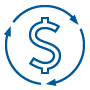 Icon of cost savings