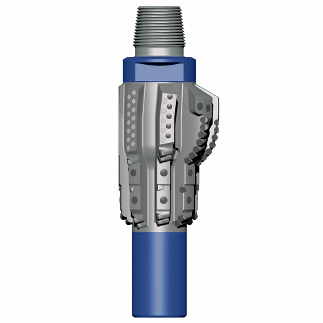 Illustration of a GeoReam dual-diameter near-bit reamer.