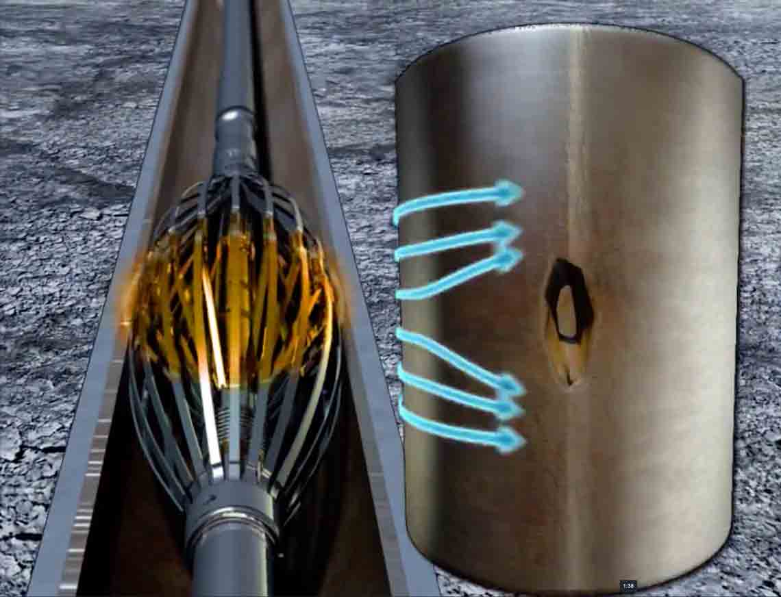 EM Pipe Scanner tool high frequency