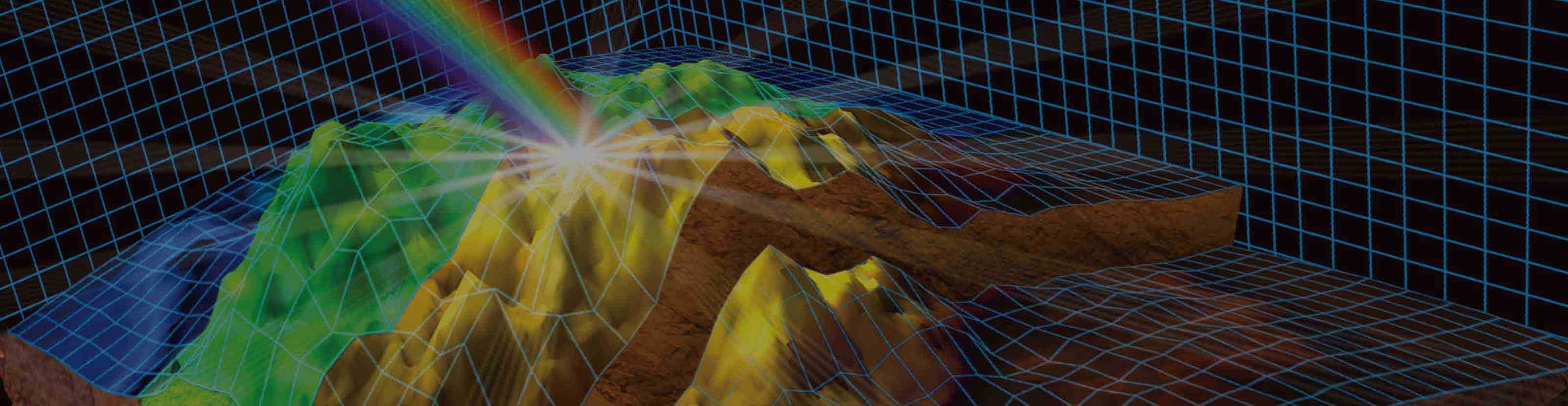 Representation of fluid sampling at the reservoir