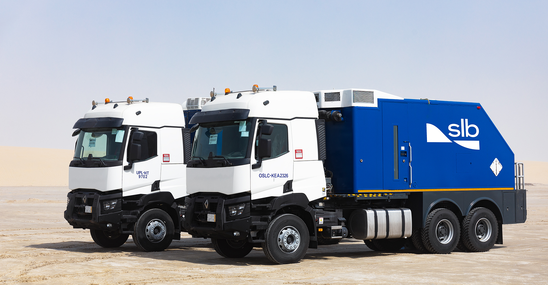 SLB wireline logging truck