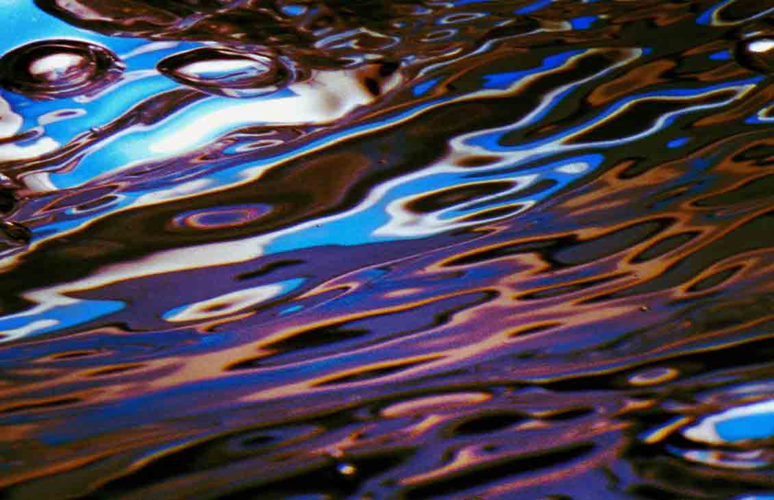 Rippling oil