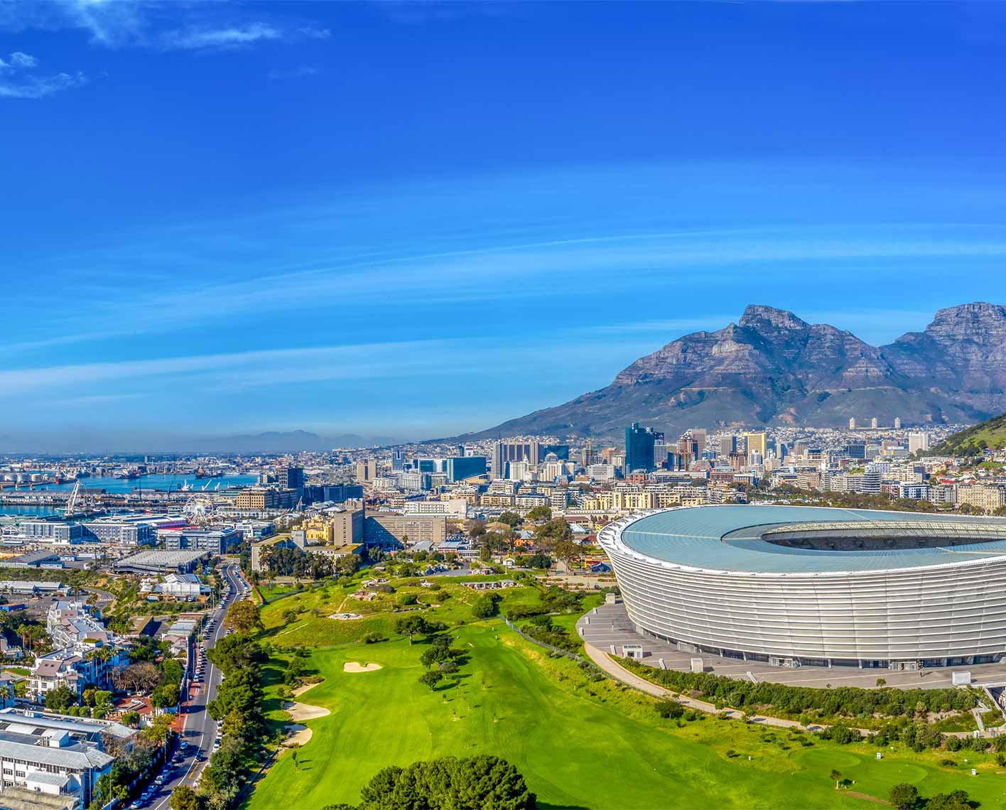 Cape Town aerial view