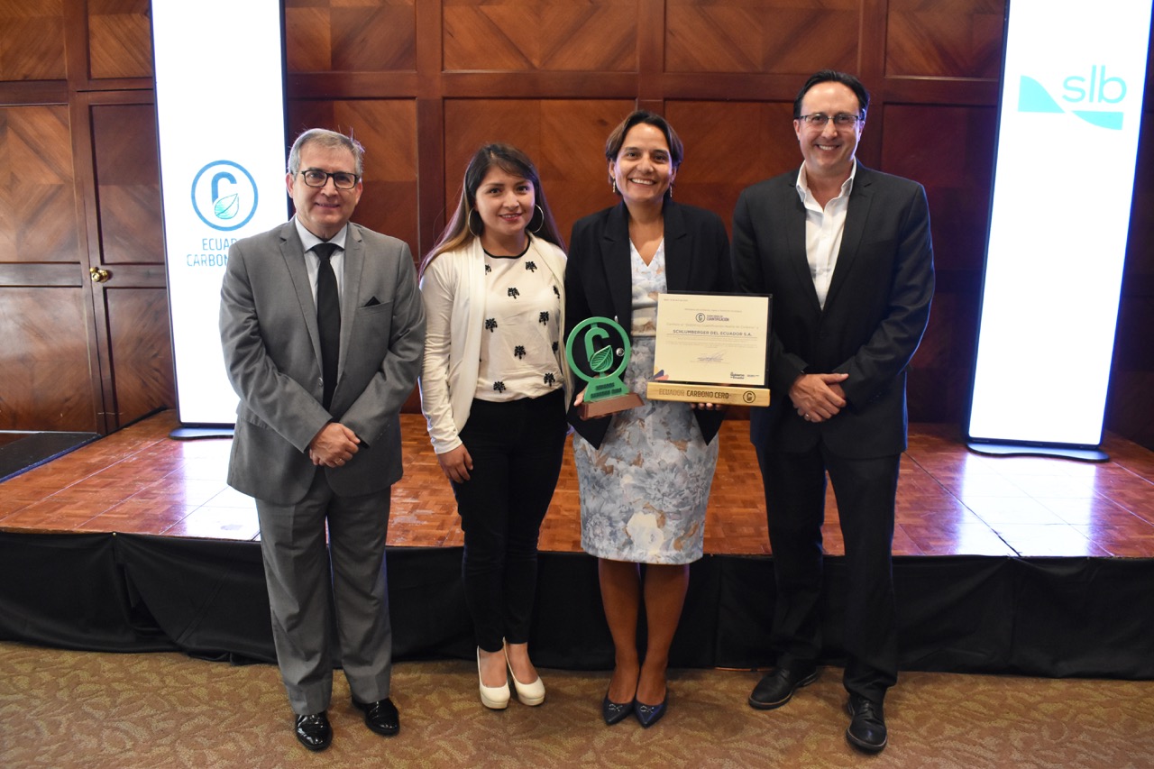 image of SLB accepting an award