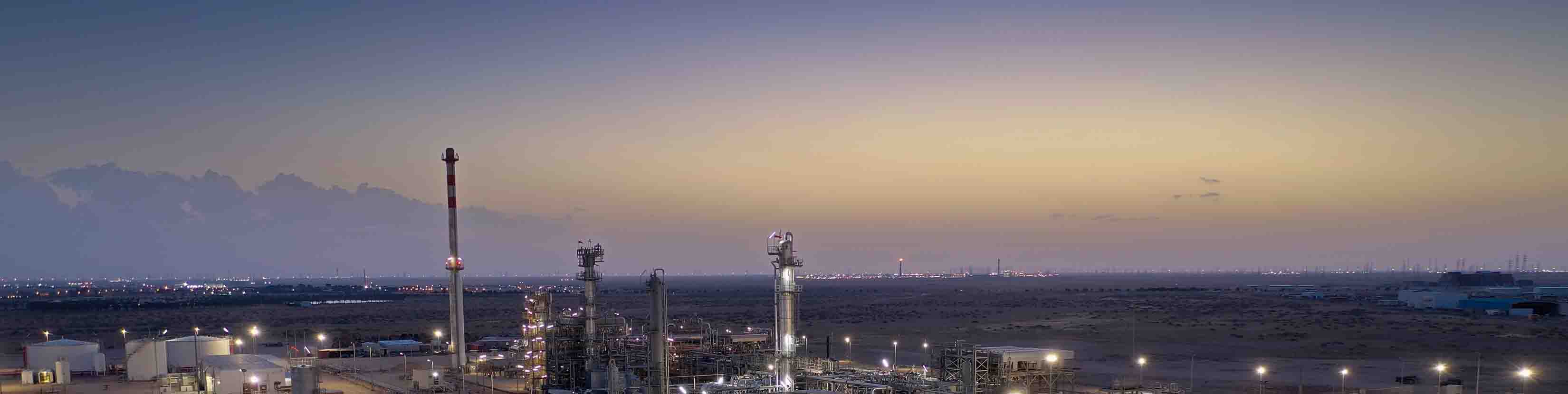 Skyscape of Kuwait operations.