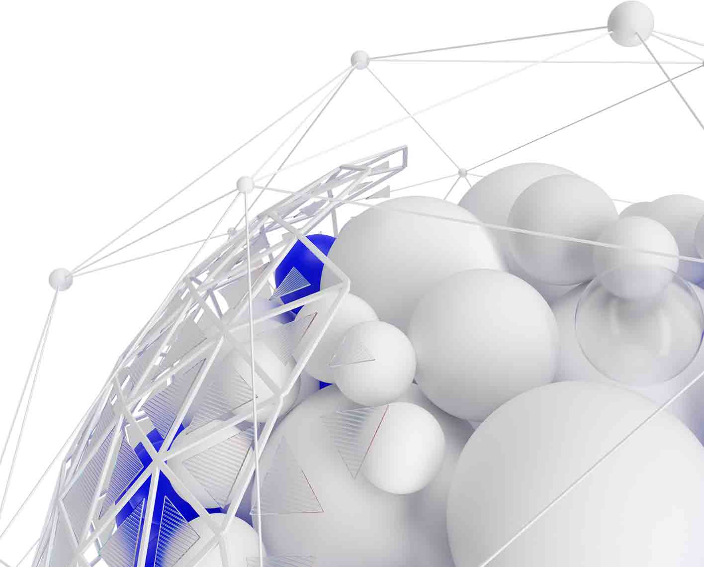 Abstract 3D image symbolizing geoenergy