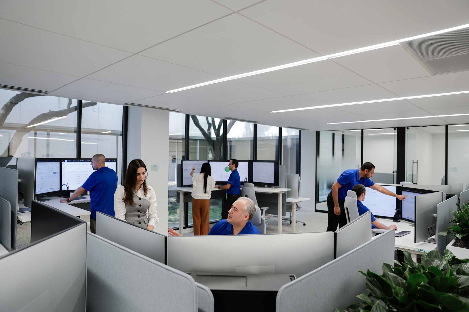 Workers in an office