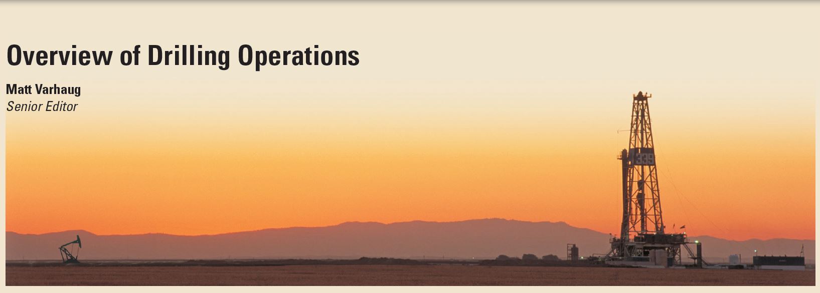 Drilling operations.