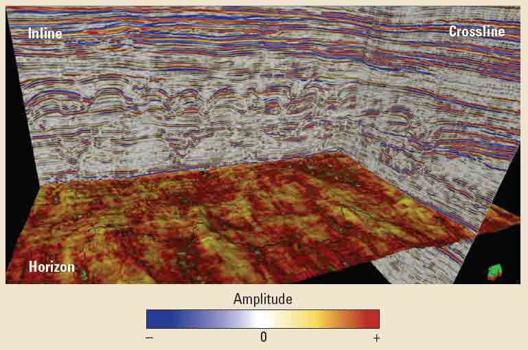 3D reflection seismic survey result. 