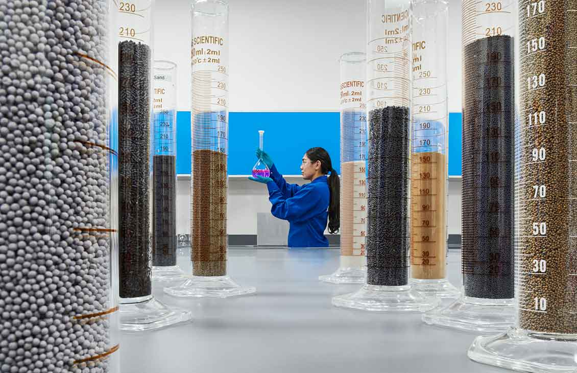 Drilling fluid solutions, systems, and products.