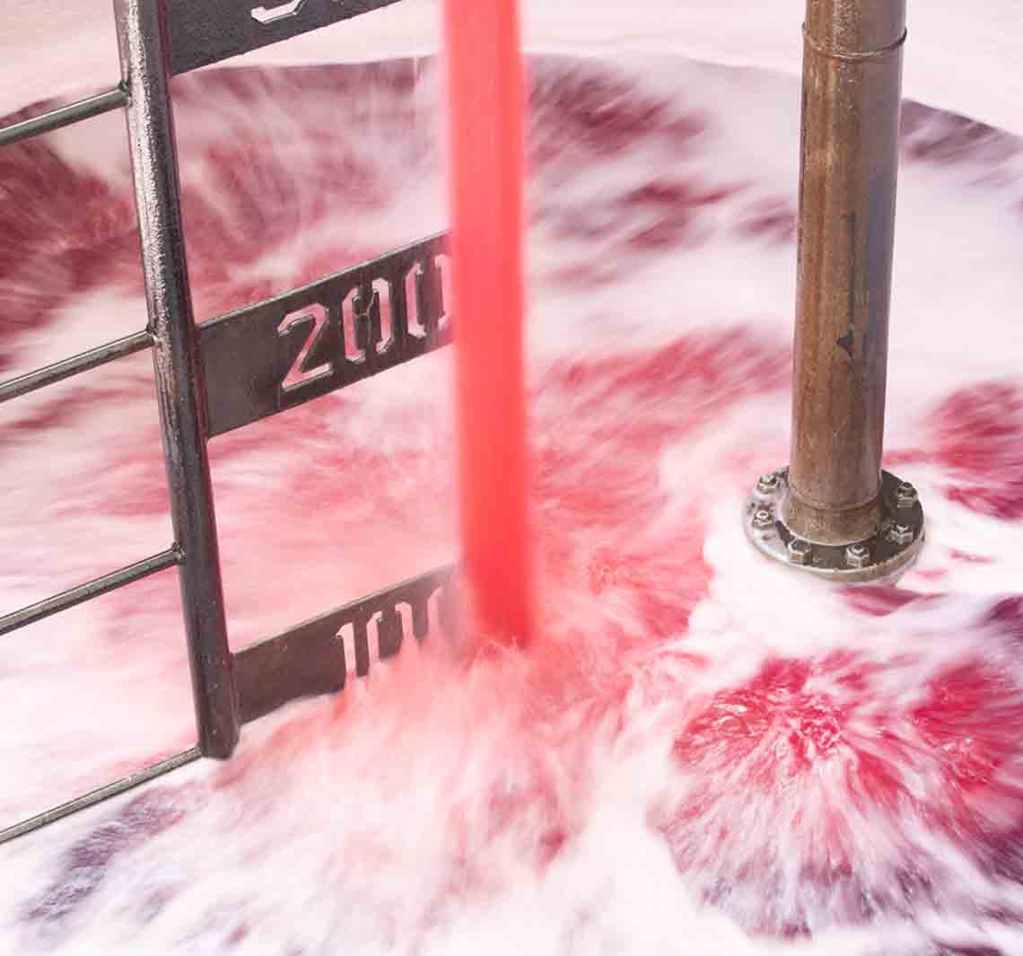 Depth measurement of FluxDril direct emulsion fluid