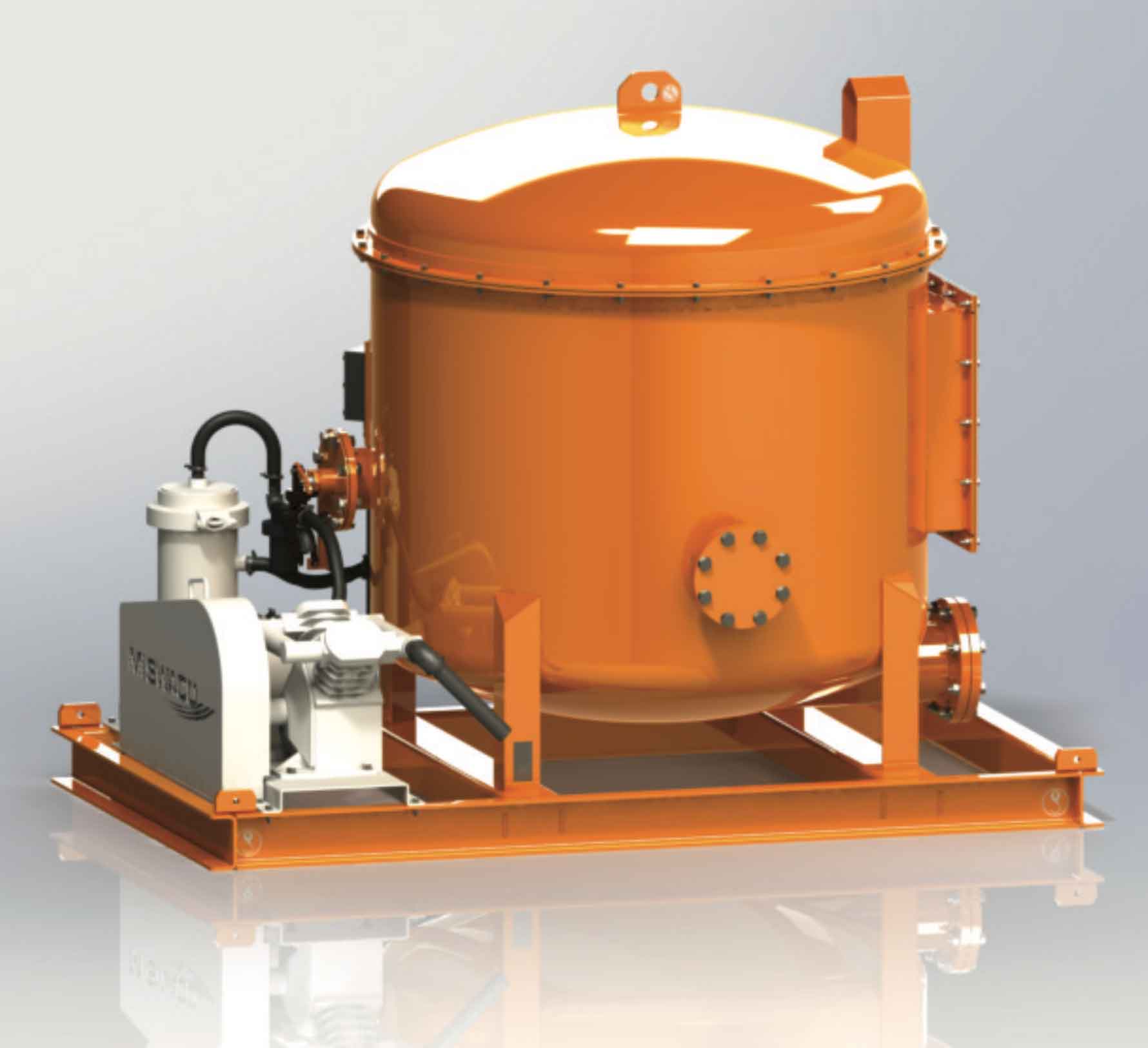COMPACT D-GASSER small-footprint vacuum degassing unit