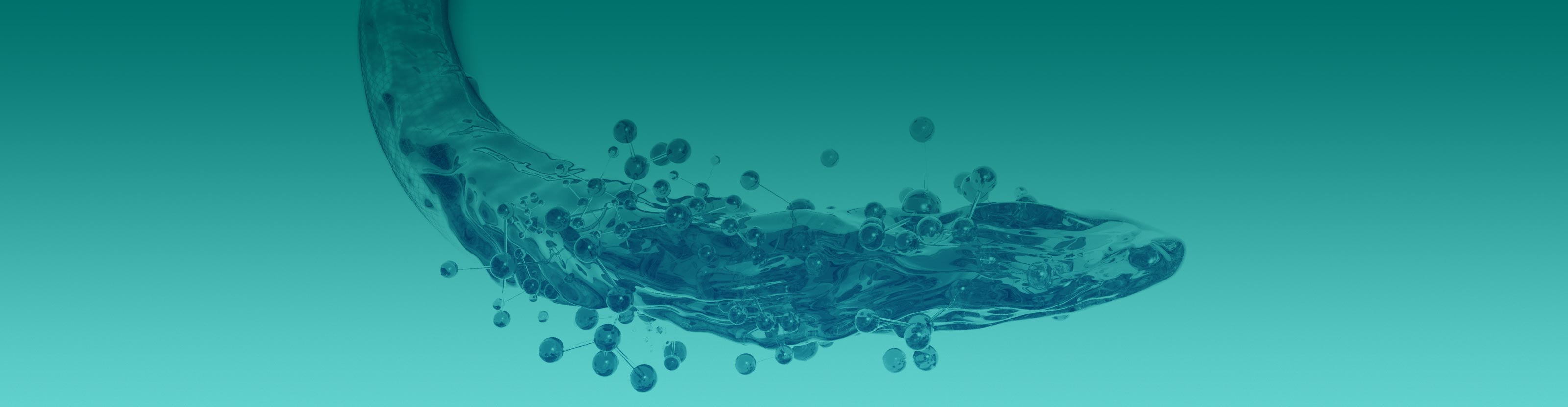 Liquid stream representing production chemicals for purification