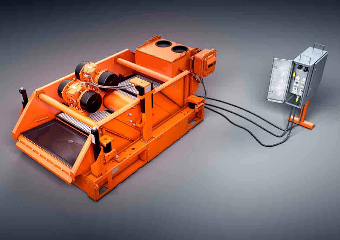 SCREEN PULSE fluid and cuttings separator.