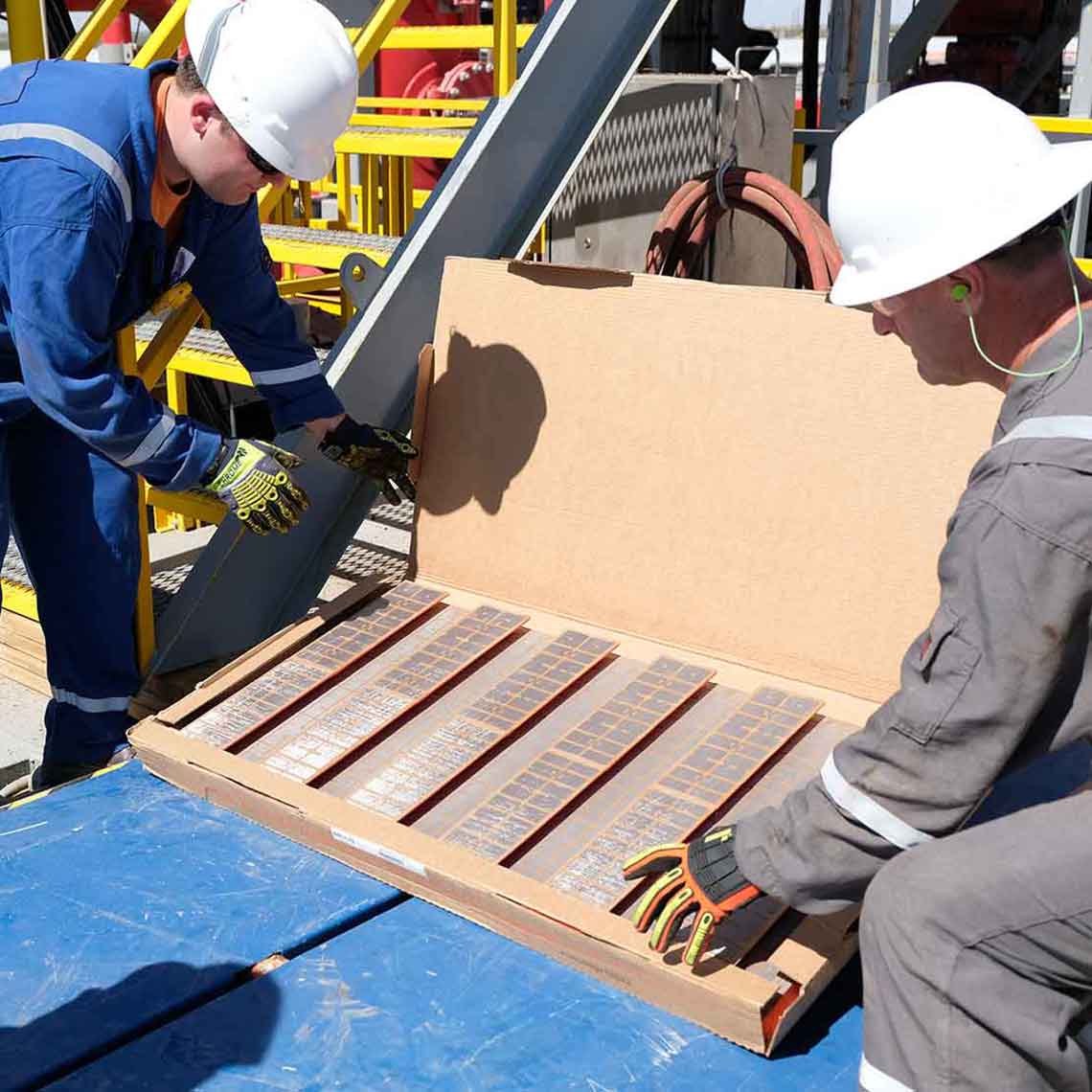 Pan installation of SCREEN PULSE separator.