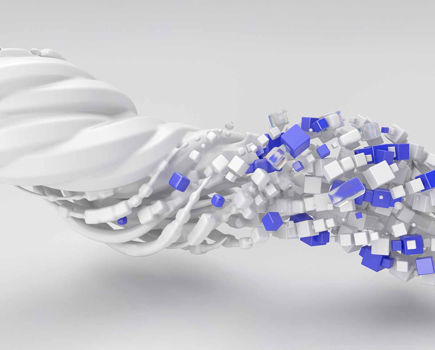 3D representation of chemical foamers