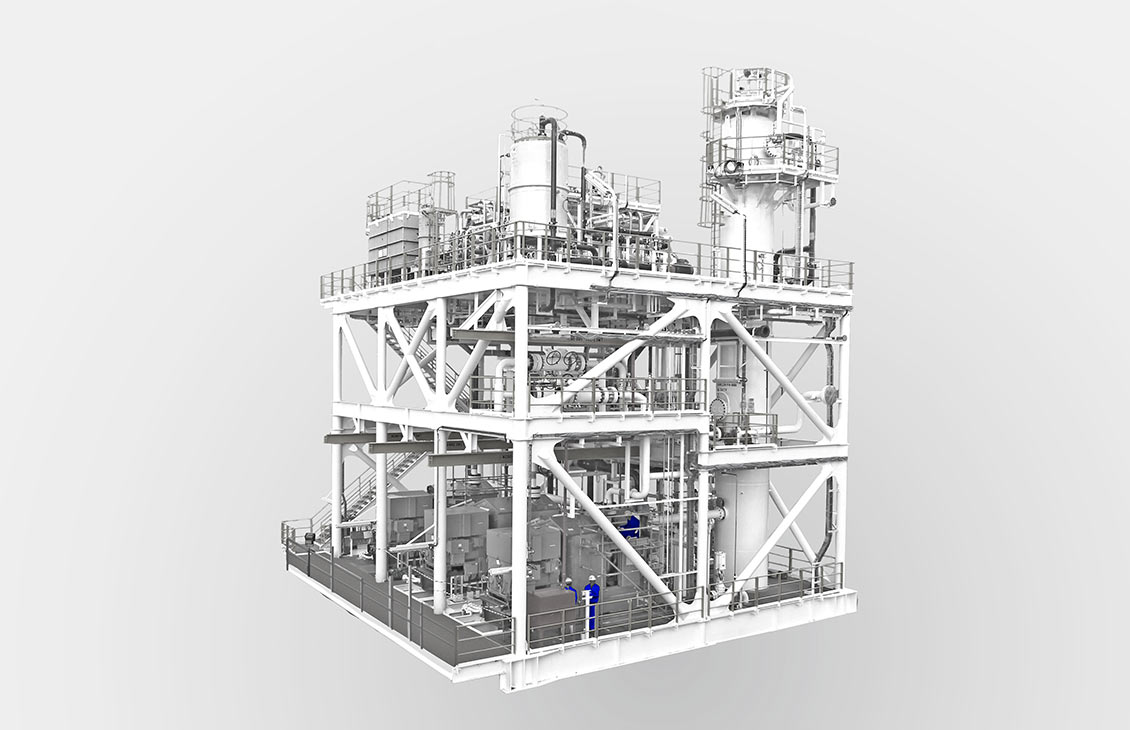 Illustration of oxygen scavenger equipment