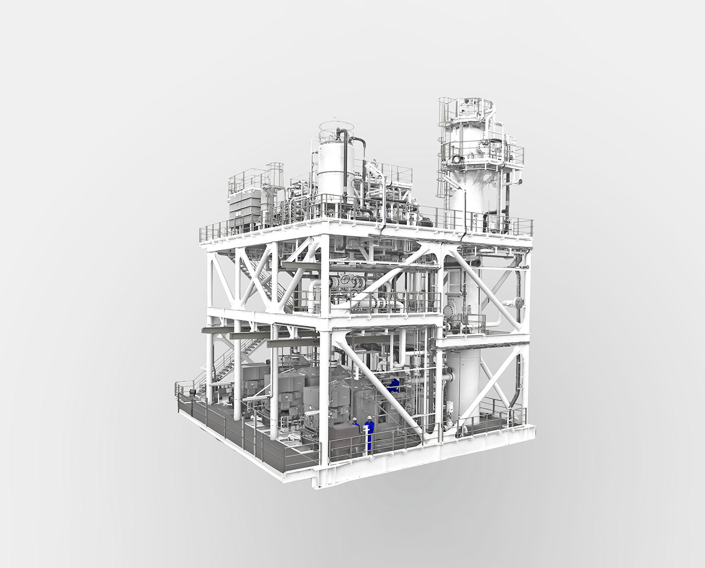 Illustration of oxygen scavenger equipment