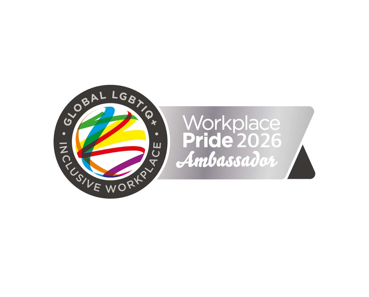 Logo for workplace pride ambassadors