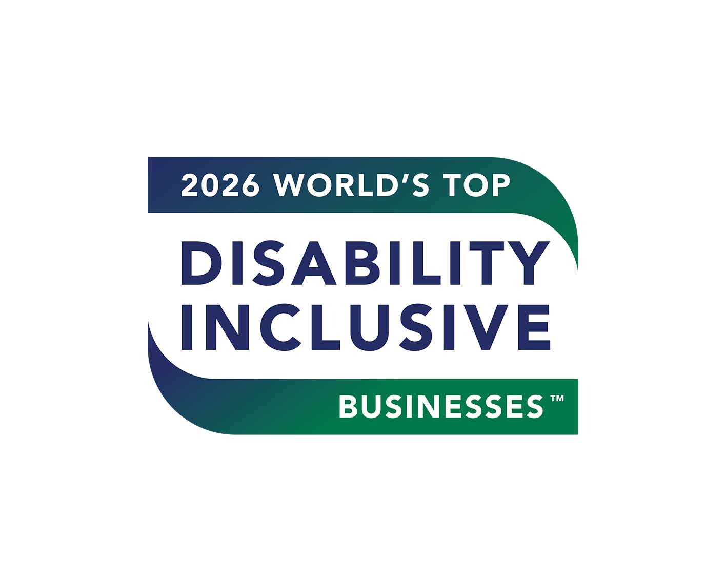 Logo for 2026 World's Top Disability Inclusive Business