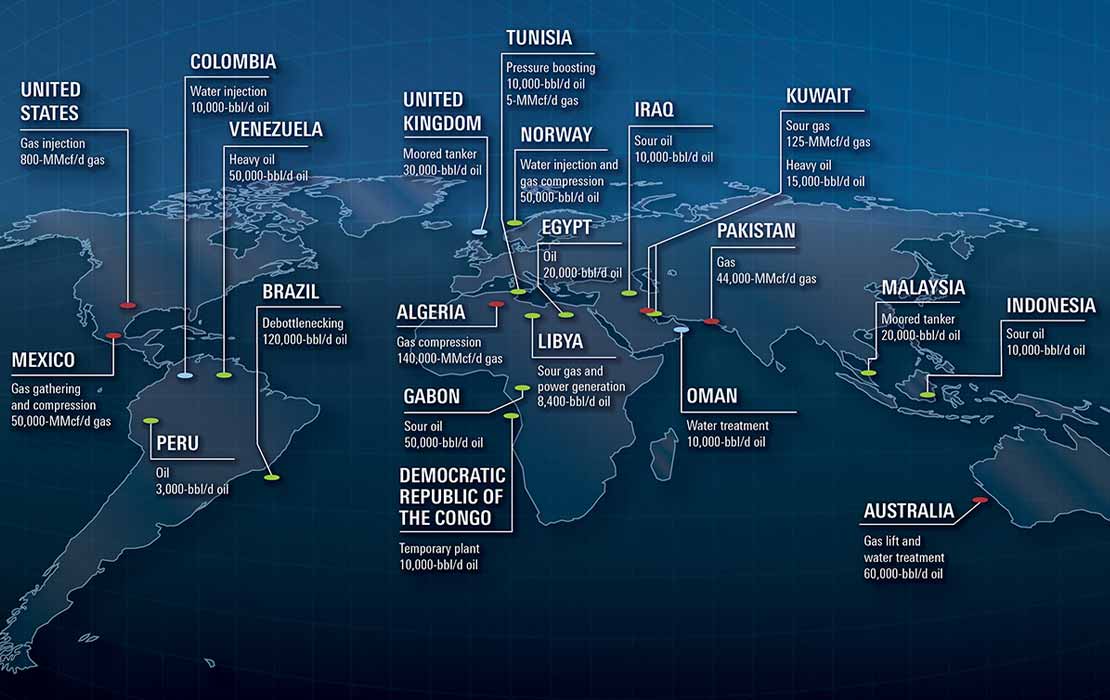 Global network of processing and separation experts