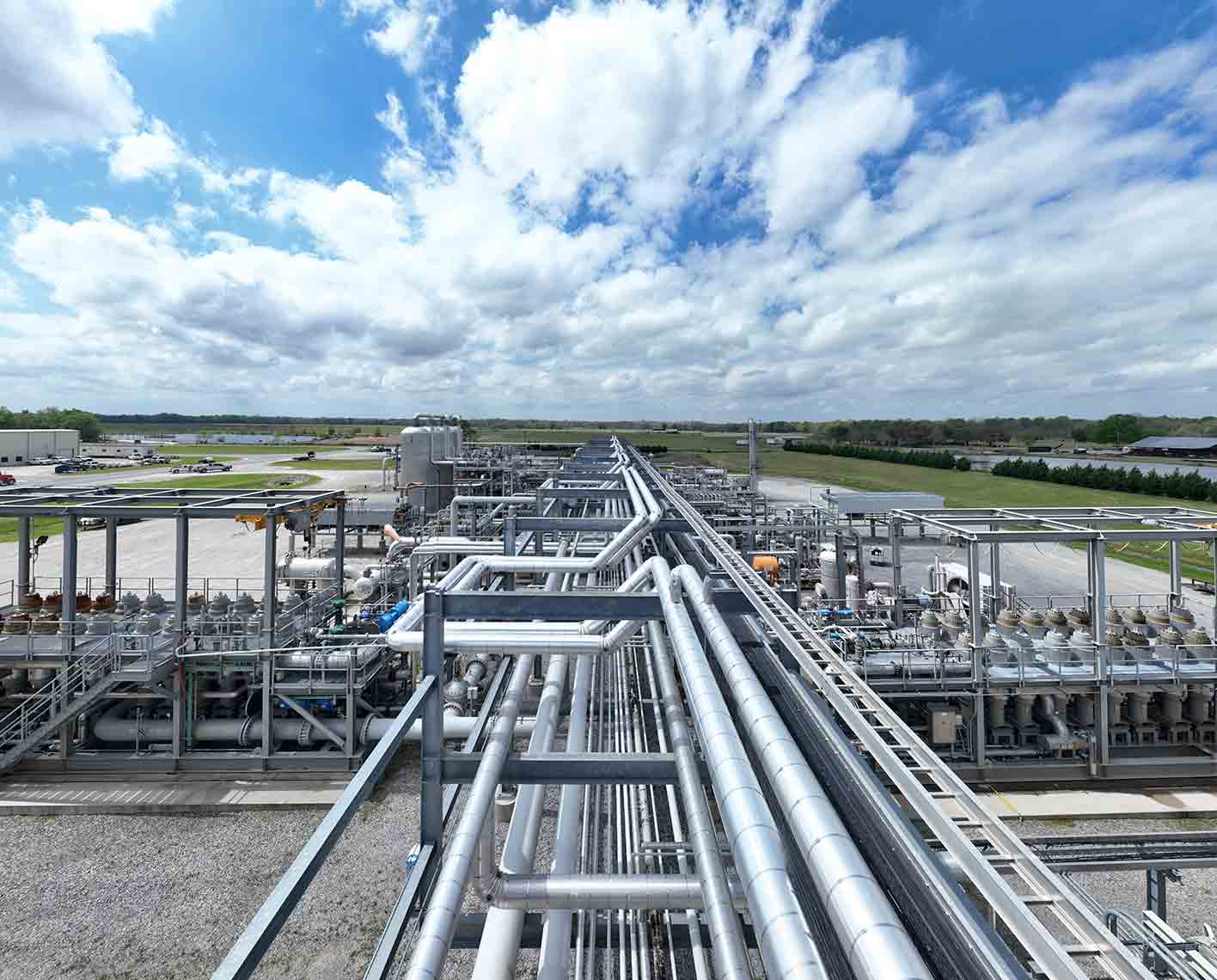 Denbury gas processing plant