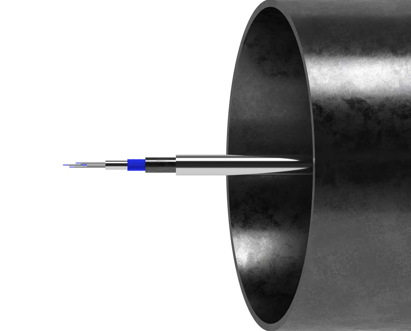 3D render of ACTive powered downhole measurement system