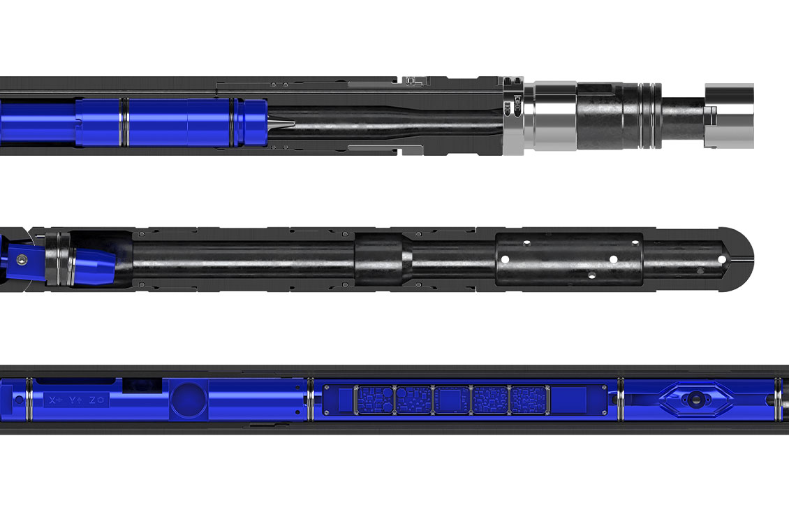 Close up 3D renders of the ExaCT D&I module and eMLT module. 