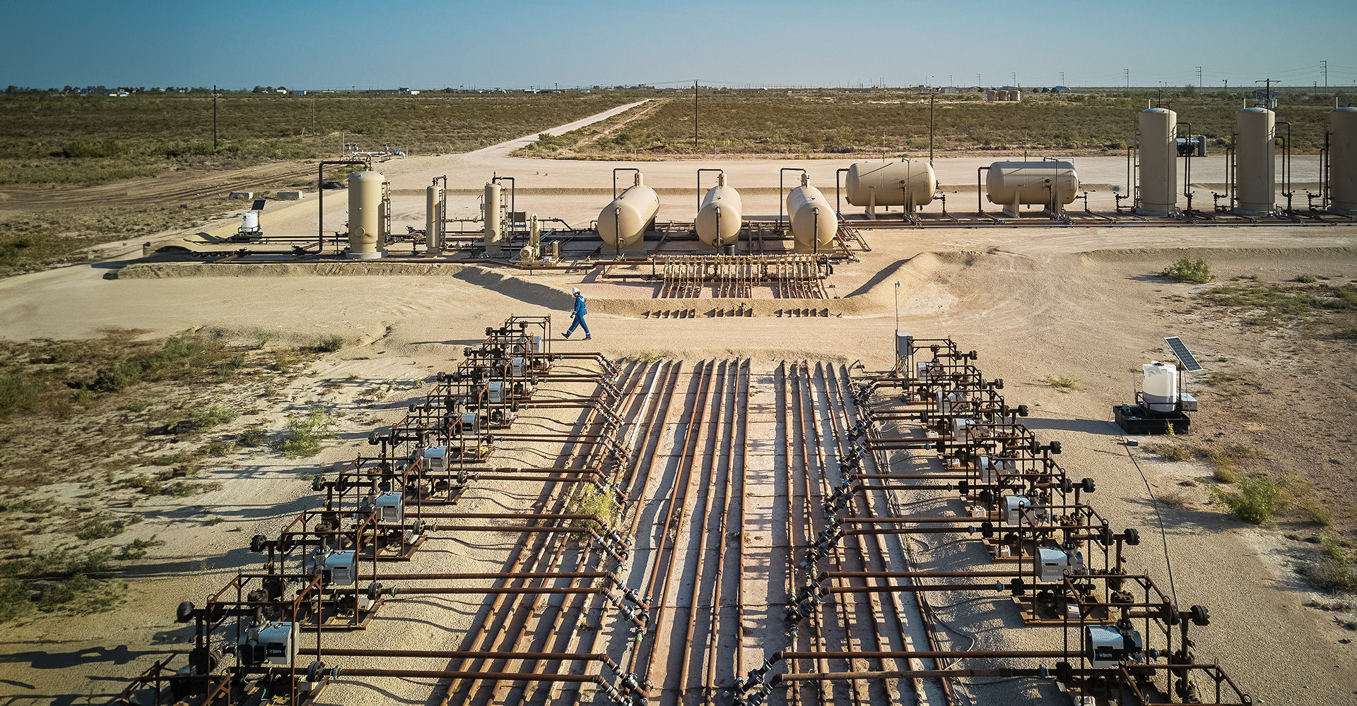 Photo of mulitphase flowmetering in Midland, Texas, USA