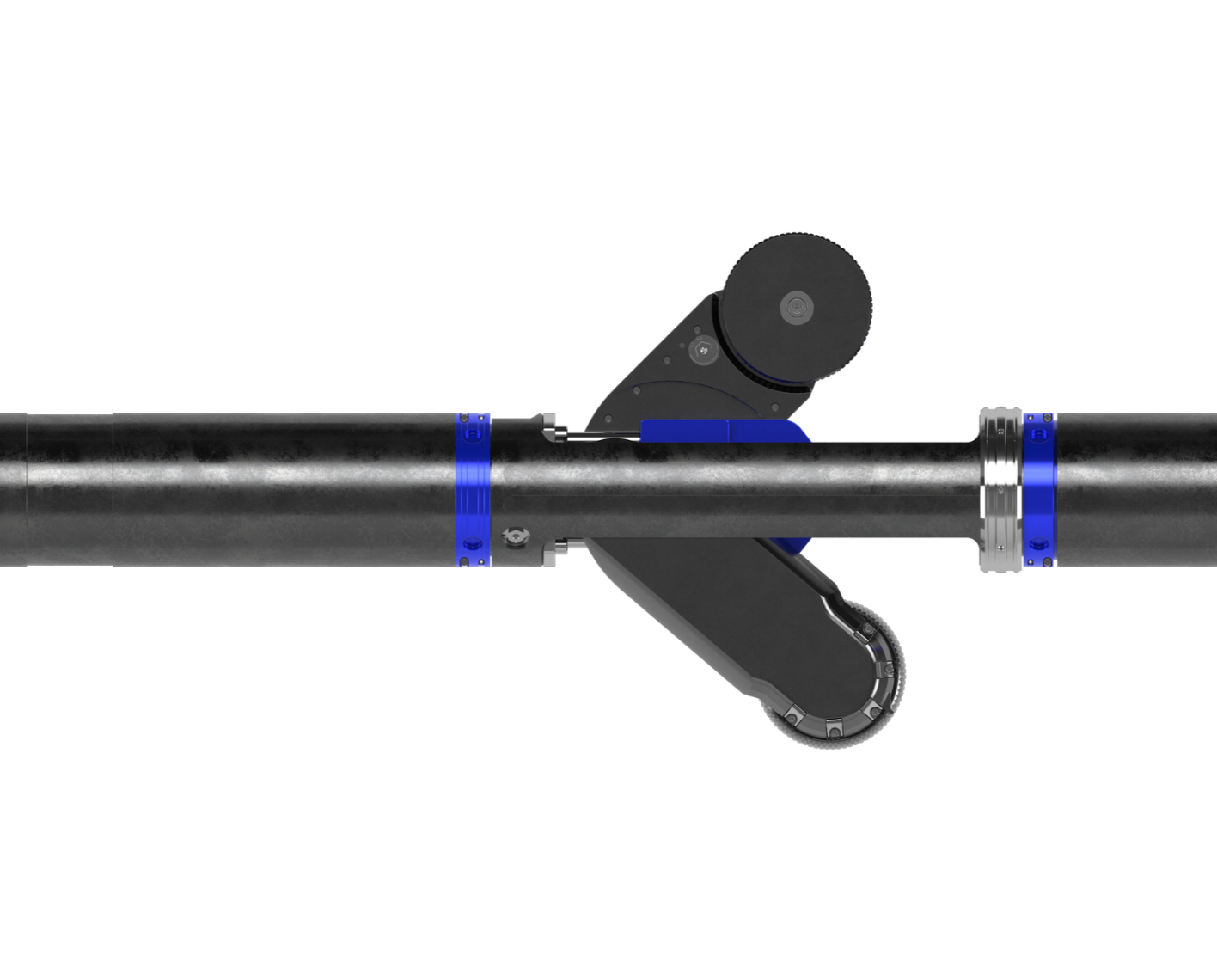 3D render of the TuffTRAC wireline tractor.