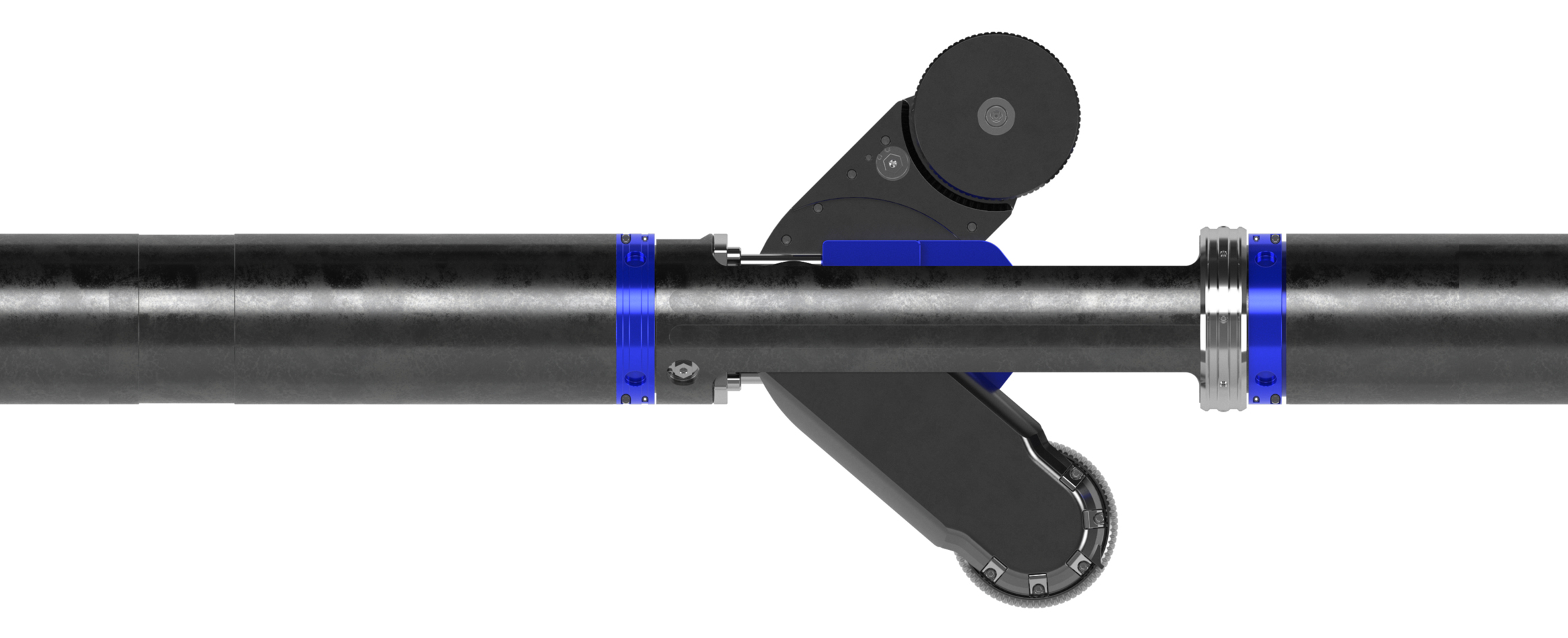 3D render of the TuffTRAC wireline tractor.