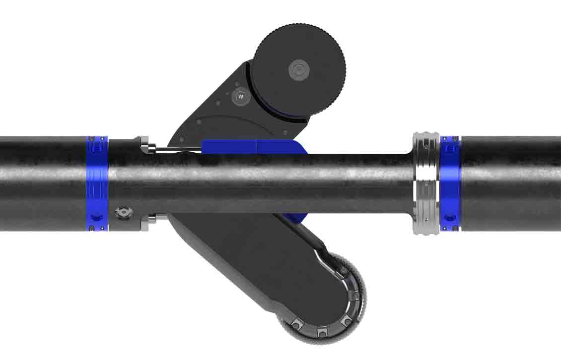 3D render of the TuffTRAC wireline tractor.