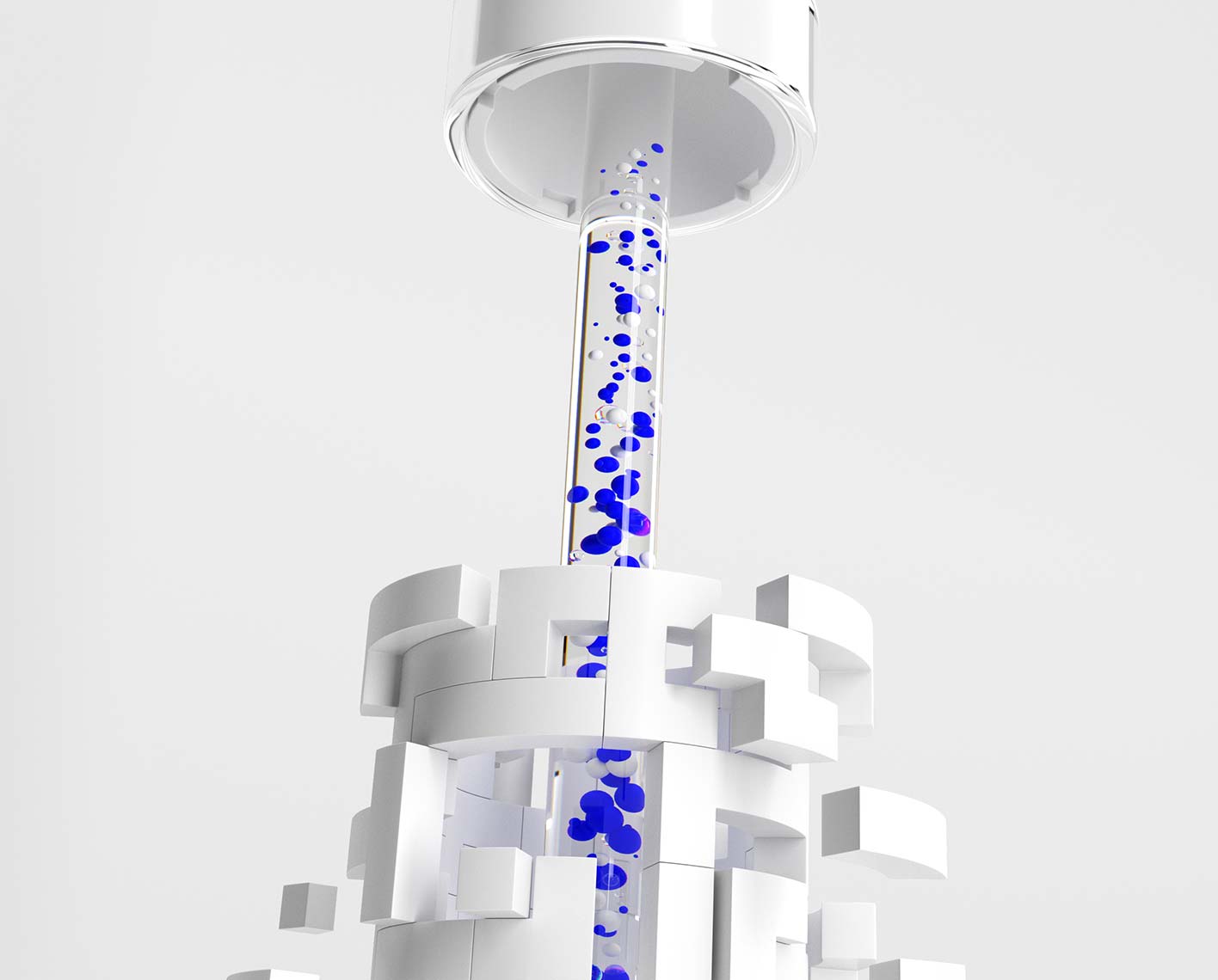 Abstract 3D art portraying well Intervention.